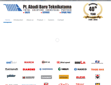 Tablet Screenshot of abadibaru.com